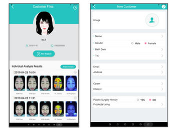 Professional Facial Skin Analyzer Machine Achieving 15 Seconds Efficient Skin Analysis