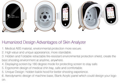RGB And UV Spectrum 3d Skin Analyzer IPad 20 Million Pixels for Wrinkle test