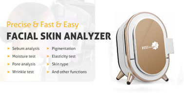 Beauty Salon Portable Skin Machine RGB UV PL Analyze 12 Skin Problems