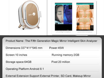 Dermatoscope 3D Face Camera Analyzer VS001 for Cosmetic Therapist