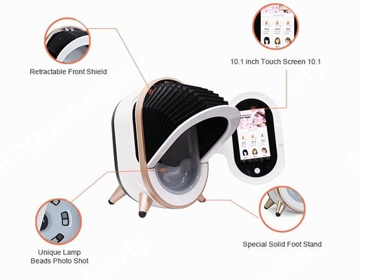7 Languages roughness Skin Analyser Machine Face Dermatology Device