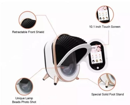 Salon Spa Clinic Use Facial Skin Analyzer 3D Scanner Tester 45W