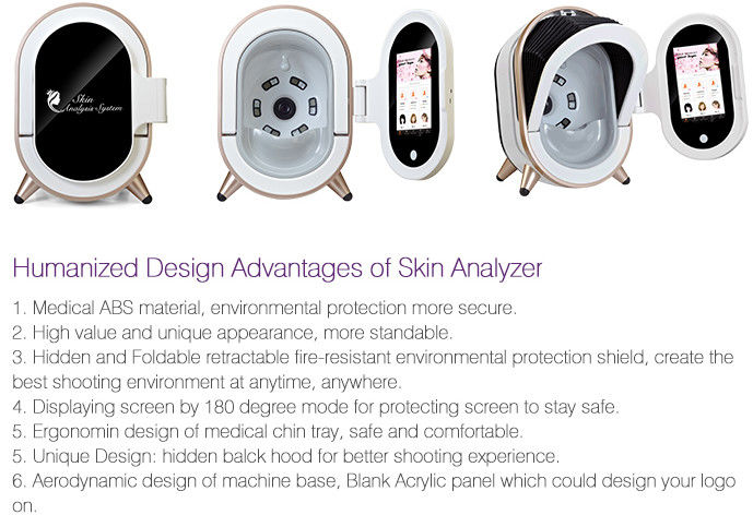 Magic Mirror Portable Home Analyzers For Salon / Beauty Center CE FCC Approval